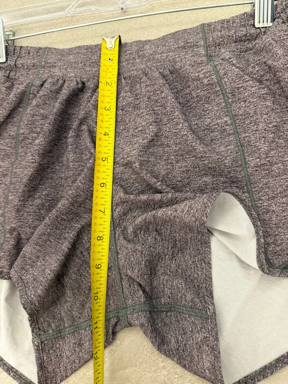 lululemon athletica Women's Heathered Gray Athletic Shorts
